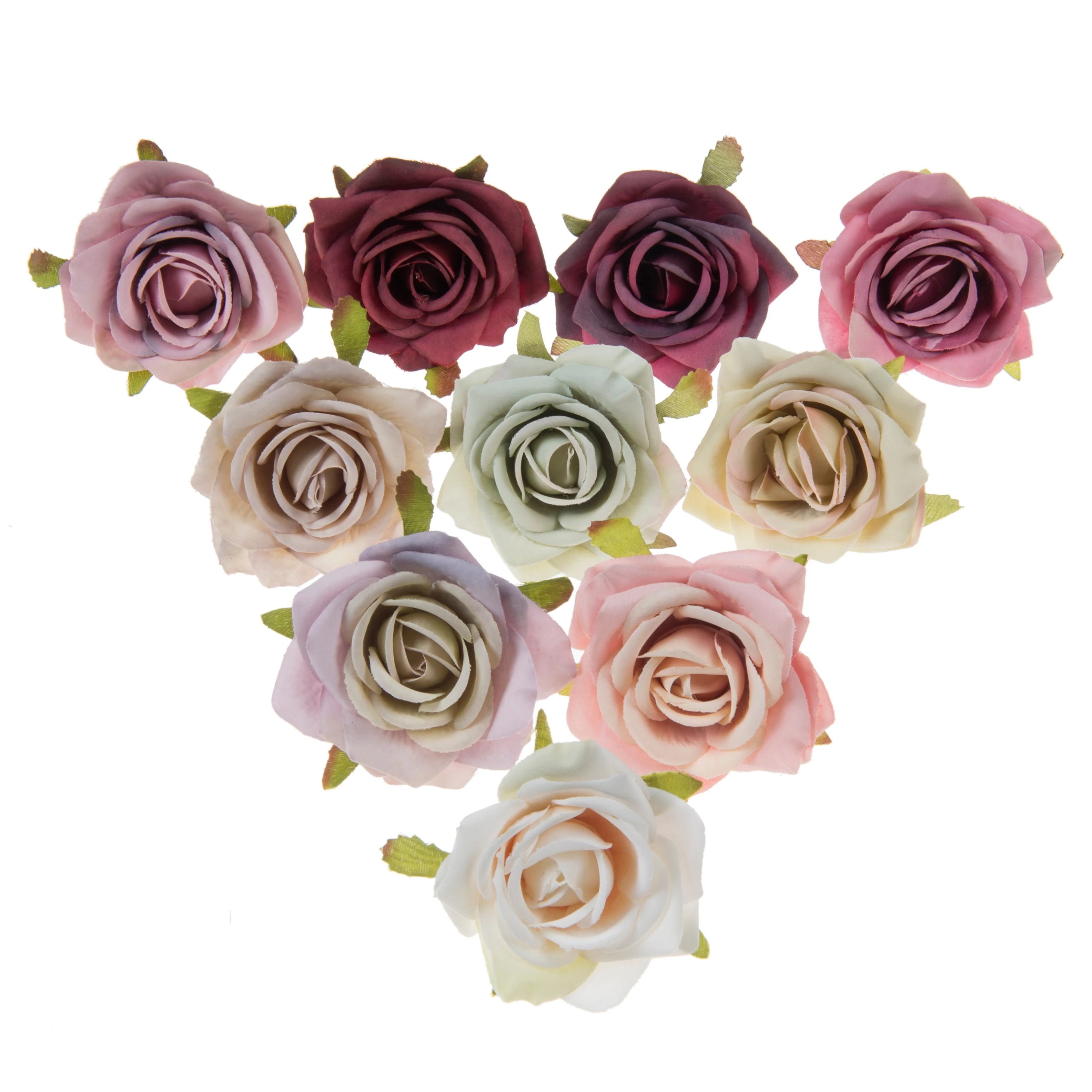 100PCS Künstliche Blumen Günstige Weihnachten Kränze Hochzeit Party Dekoration Diy Geschenke Box Scrapbooking Gefälschte Seide Rosen Kopf