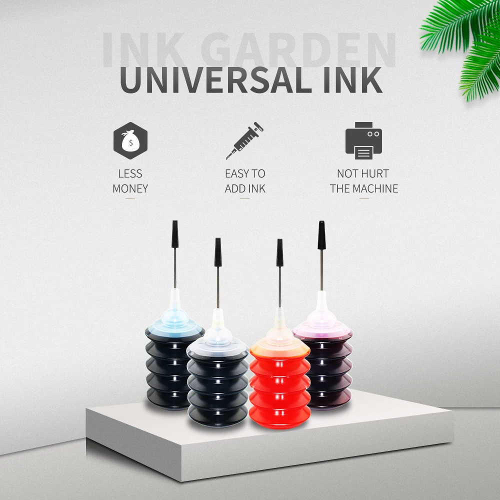 Black and Color Universal 30ml Dye Ink K C M Y Refillable Ink Kit For HP for Canon For Brother For Epson Printer