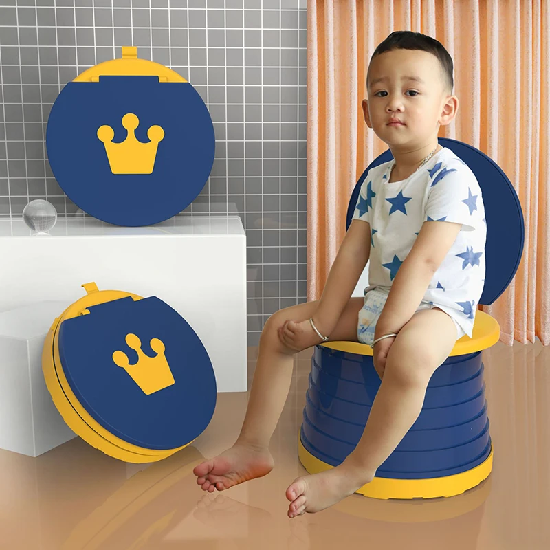 Baby Draagbare Reizen Potjes Wc Potje Training Seat Kids Opvouwbare Auto Dragen Urinoir Bassin Voor Outdoor Kamperen Wandelen