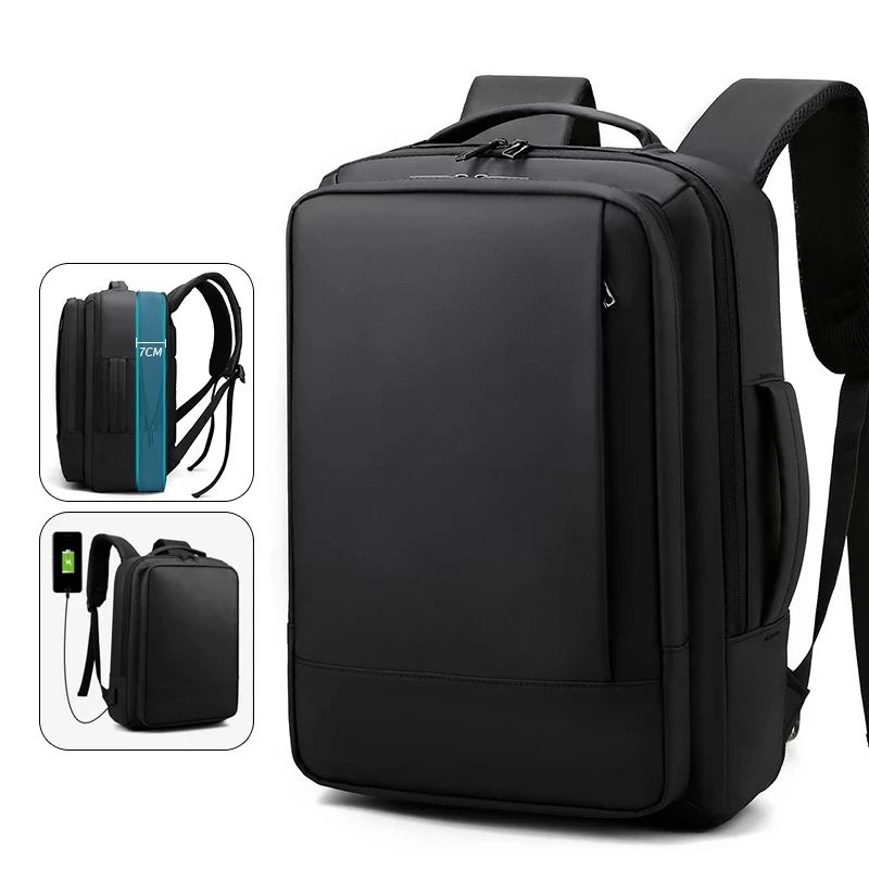 USB Charging Backpack For Men Nylon Business Laptop Bags Multifunctional Waterproof School Bag Travel Daypacks Mochila Bagpack