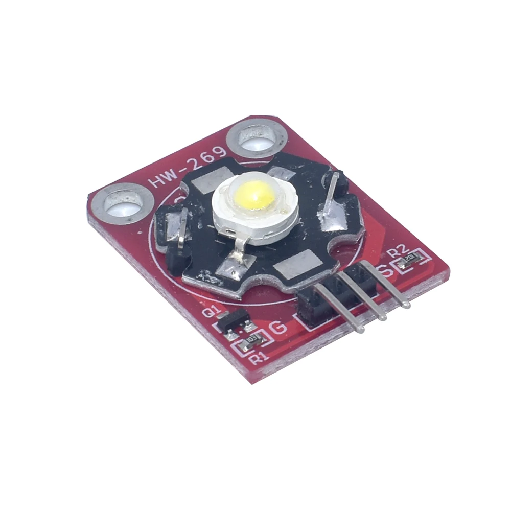 3W Công Suất Cao KEYES LED Module PCB Khung Xe Cho Arduino STM32 AVR