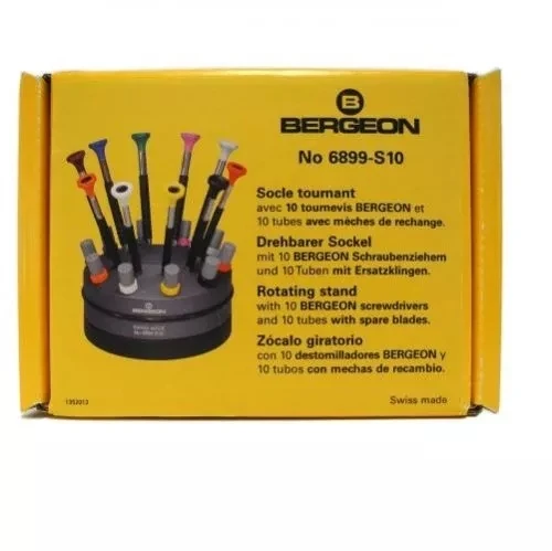 

BERGEON 6899-S10 WATCHMAKERS ERGONOMIC 10 PIECE SCREWDRIVER SET - HS6899-S10