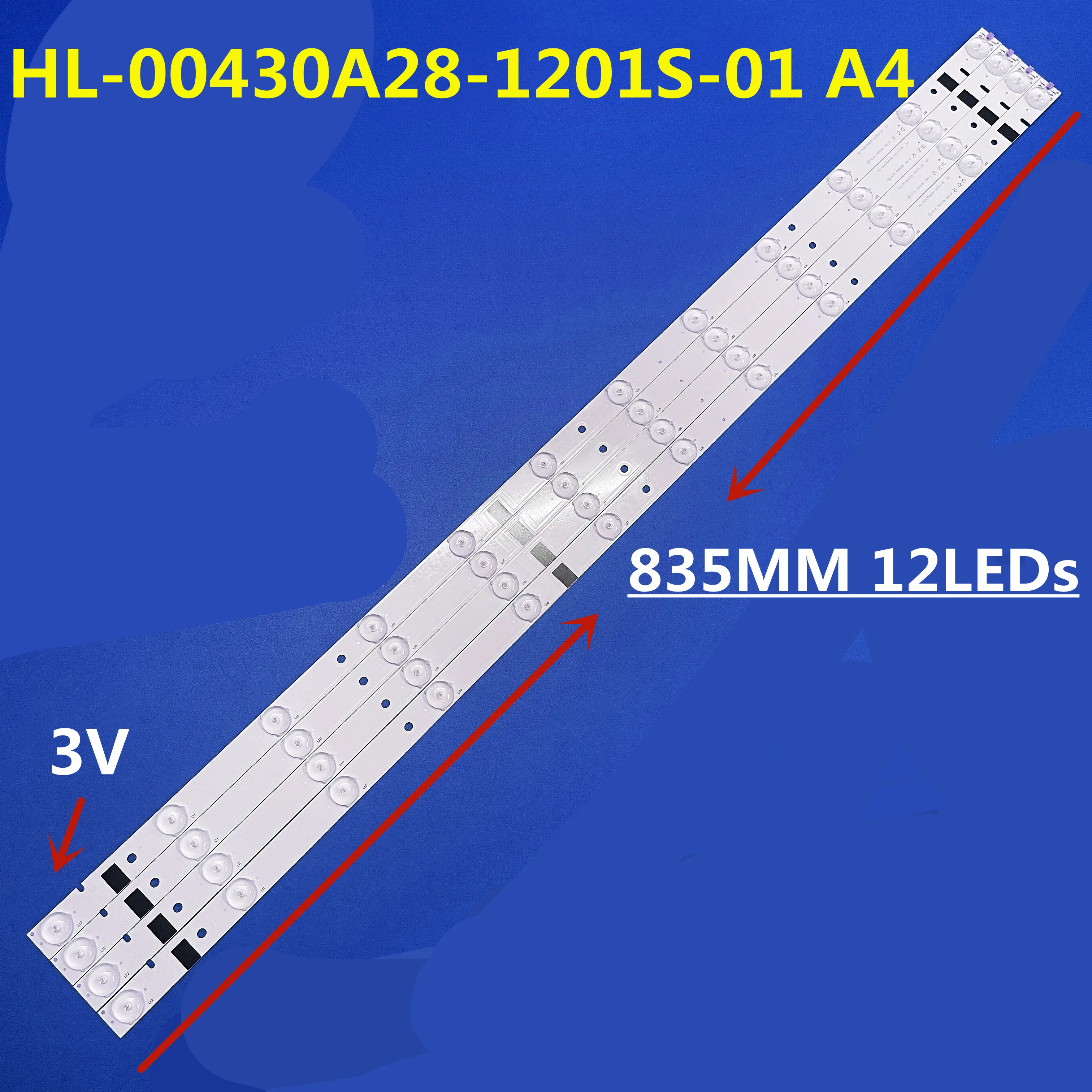 

Светодиодная лента подсветки для BBK 43LEM-1038/FTS2C HL-00430A28-1201S-01 180.DT0- 421900 -0H 4219000 H CX420DLEDM 43AF2600 LC430DUY