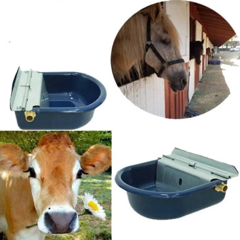 Plastic Automatische Varken/Schapen/Vee/Paard 304ss Emaille Coating Water Drinker Kom Water Drinker