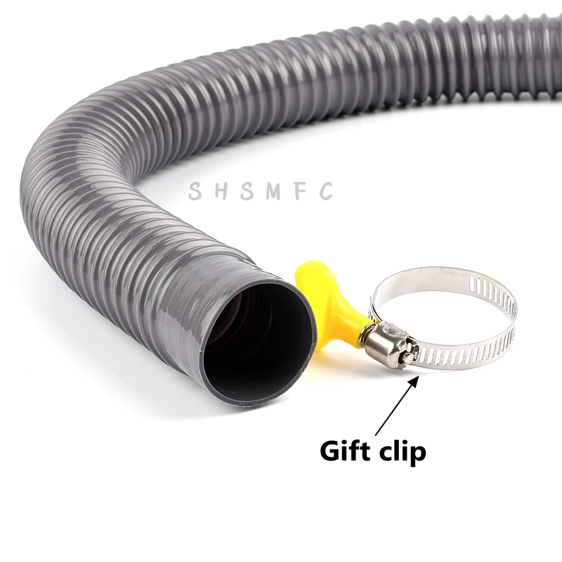 I.D 32mm Length 30~500cm Washing Machine Dishwasher Drain Hose Extension Pipes Universal type Household Drainage Pipe Fittings