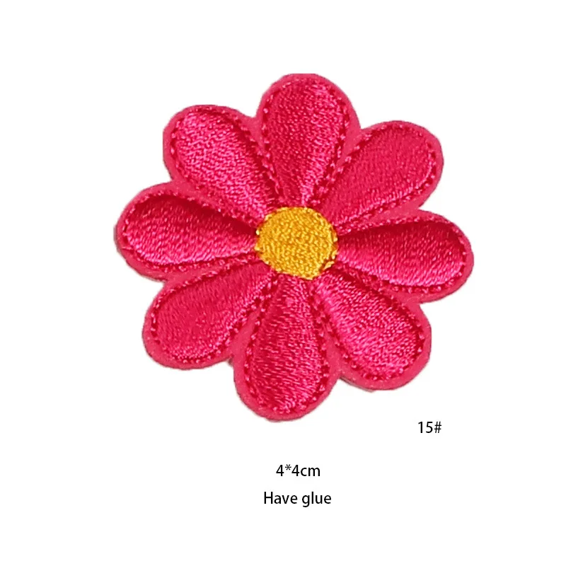 22Pcs Flower Embroidery Patch Iron on for Clothing Decoration Kids Girls Women Garments Patches Elegant Stickers