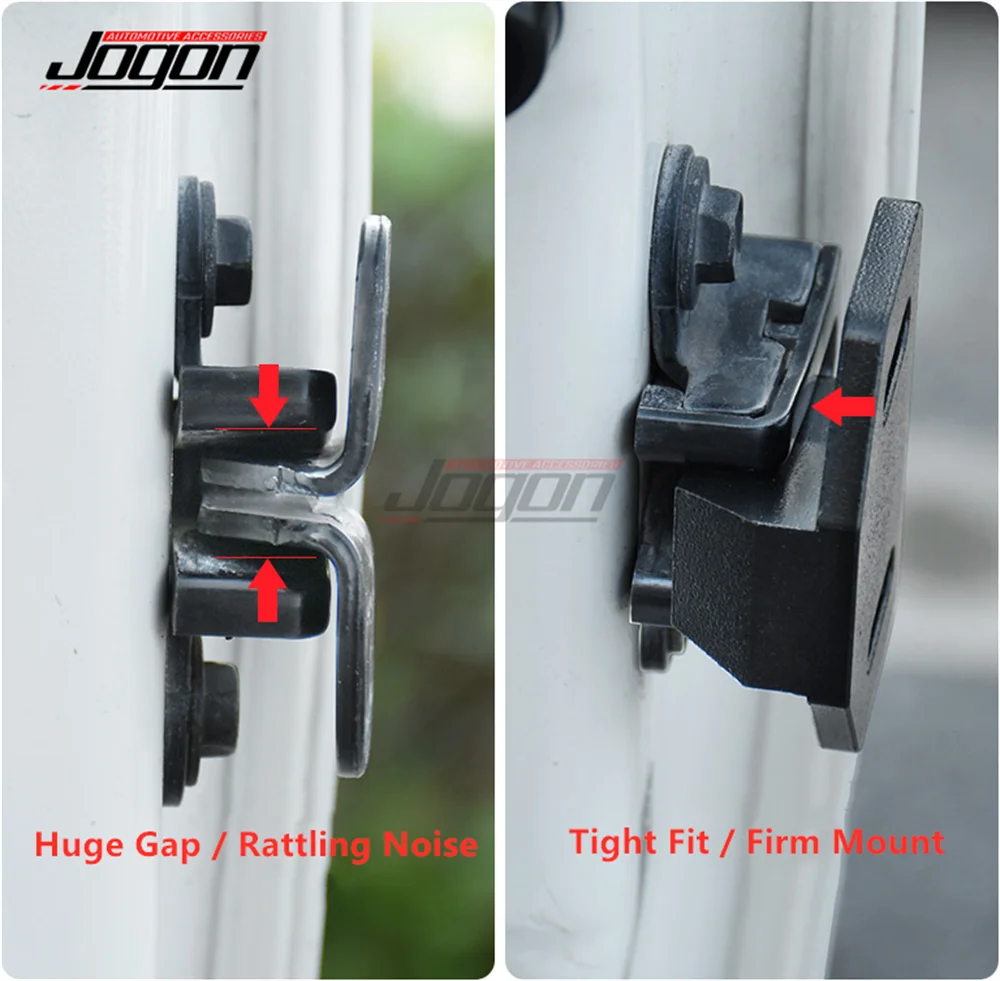 For Toyota RAV4 2000 2001-2012 Car Tailgate Door Lock Buckle Striker Limiting Stopper Trim Solve Abnormal Noise Prevent Move