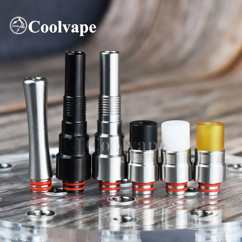 

Длинный дрип-тип wolf coolvape 510, с резьбой 510, дрип-тип firebird rta, аксессуары для атомайзера электронной сигареты, металлический дрип-тип SS, подходит для RDA RBA