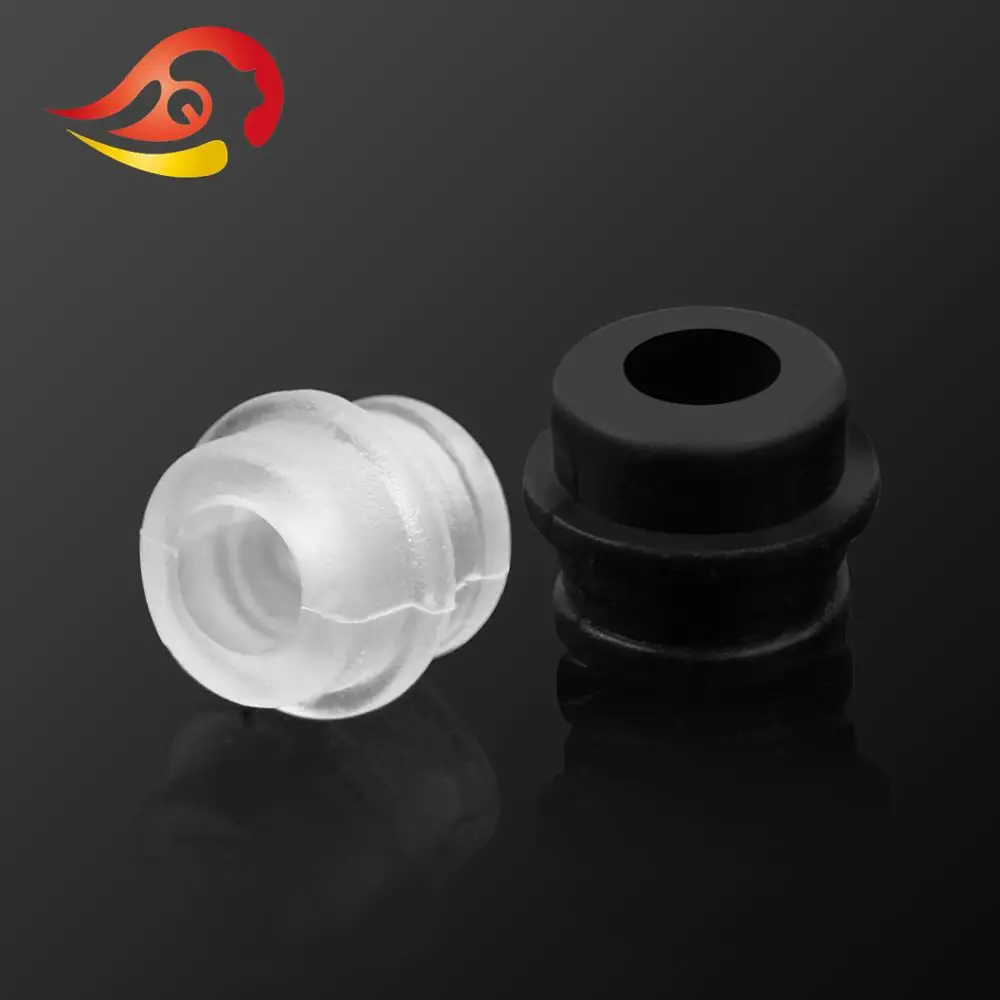 QYFANG 4mm Diameter Strong Plastic Hose Tail Pipe Soft Rubber Sleeve for Connector Audio Jack Metal Adapter Earphone MMCX Plug
