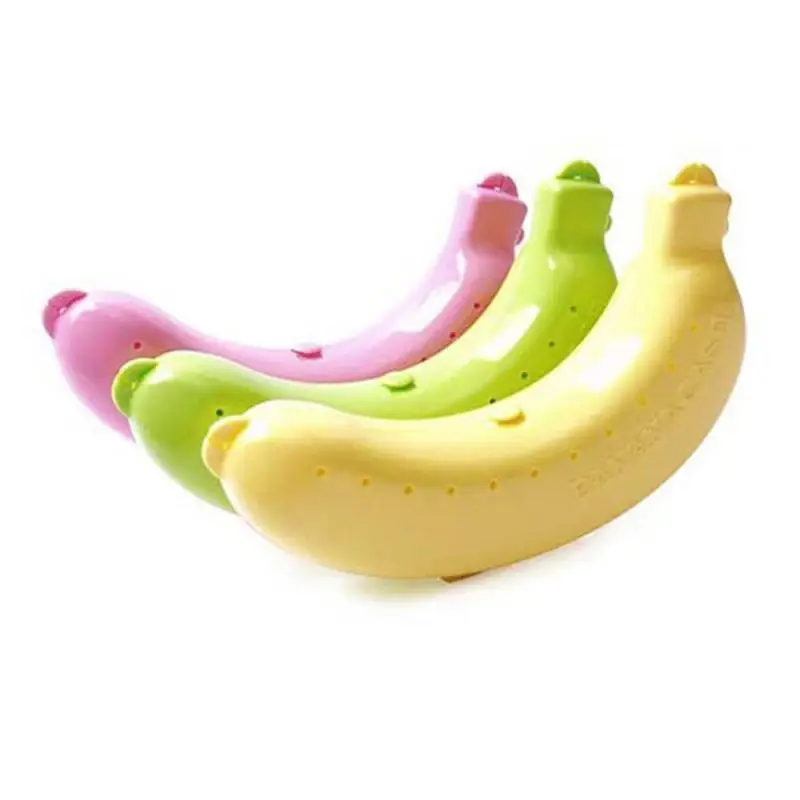 Banana Trip Outdoor Travel Storage Box Cute Banana Case Protector Box Container Trip Outdoor Lunch Fruit Storage Box Holder