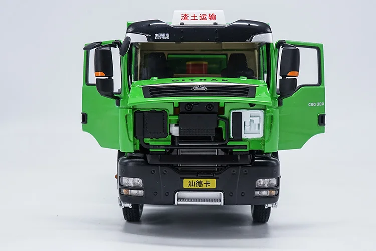 Original Factory 1:24 Heavy Duty Truck Sinotruk Sitrak C6g G7 Dump Truck Construction Vehicles Diecast Toy Collection Model