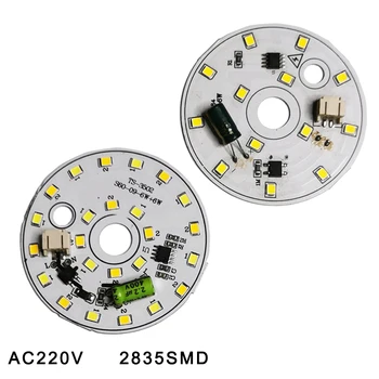 Ampoule LED puce de lampe 3W 6W 12W 18W AC 220V 240V IC intelligent pas besoin de pilote bricolage blanc naturel pour downlight LED plafonnier