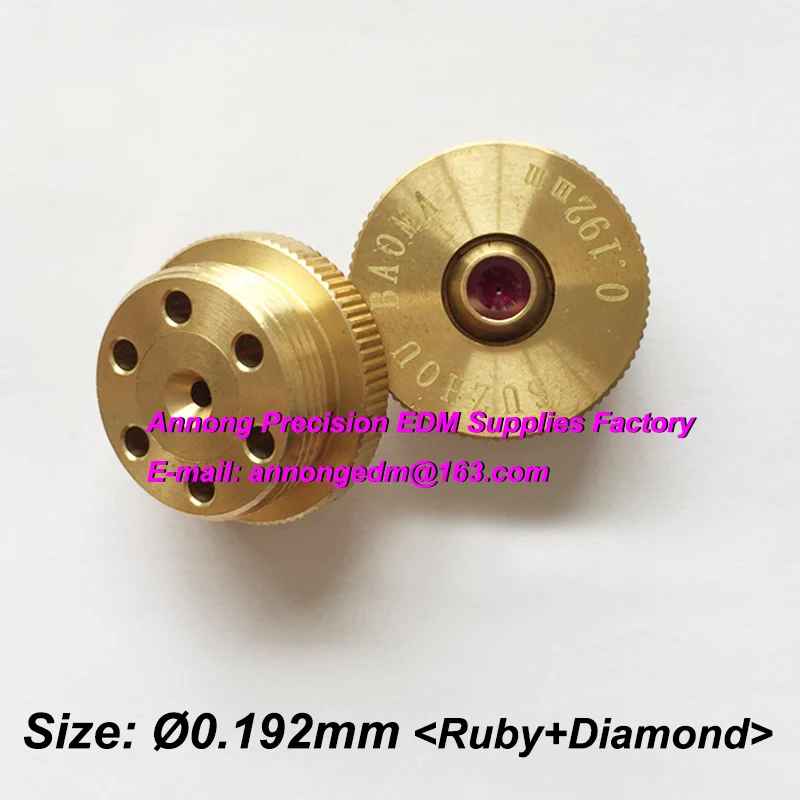 Ø0.192MM Ø0.195MM Suzhou BAOMA Wire Guide (Ceramic+Diamond type or Ruby+Diamond type) for BAOMA Medium Speed Wire Cut Machine