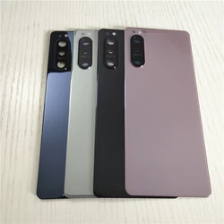 New Glass Cover For Sony Xperia 5 II SO-52A XQ-AS52 XQ-AS62 XQ-AS72 5ii Back Battery Cover Rear Door Case Housing