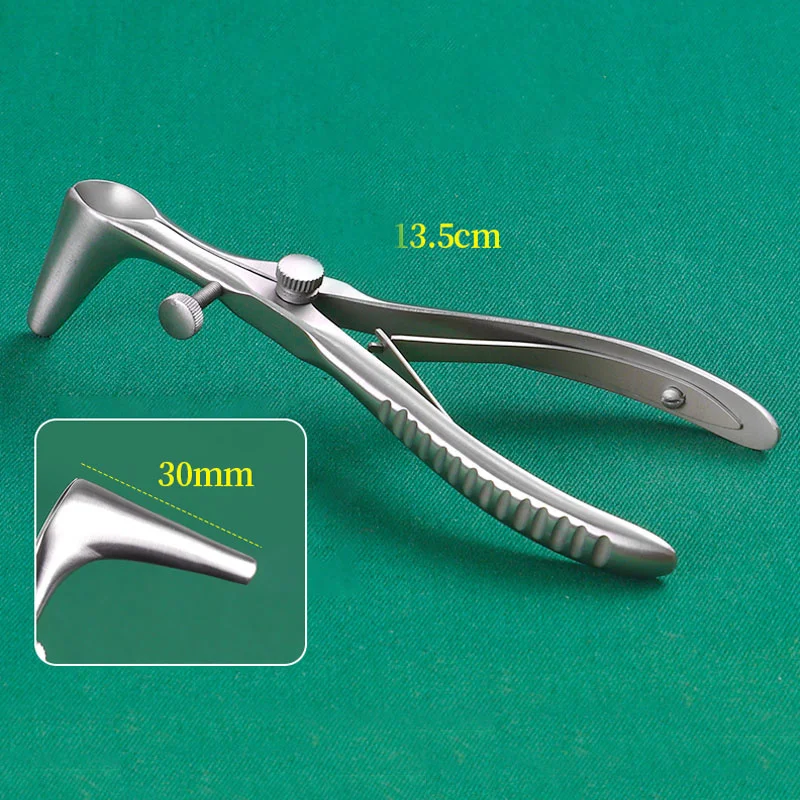 Stainless Steel Race Mirror Dilator Nose Speculum Nasal Cavity Open Nasal Cavity Enlargement Nasal Surgical