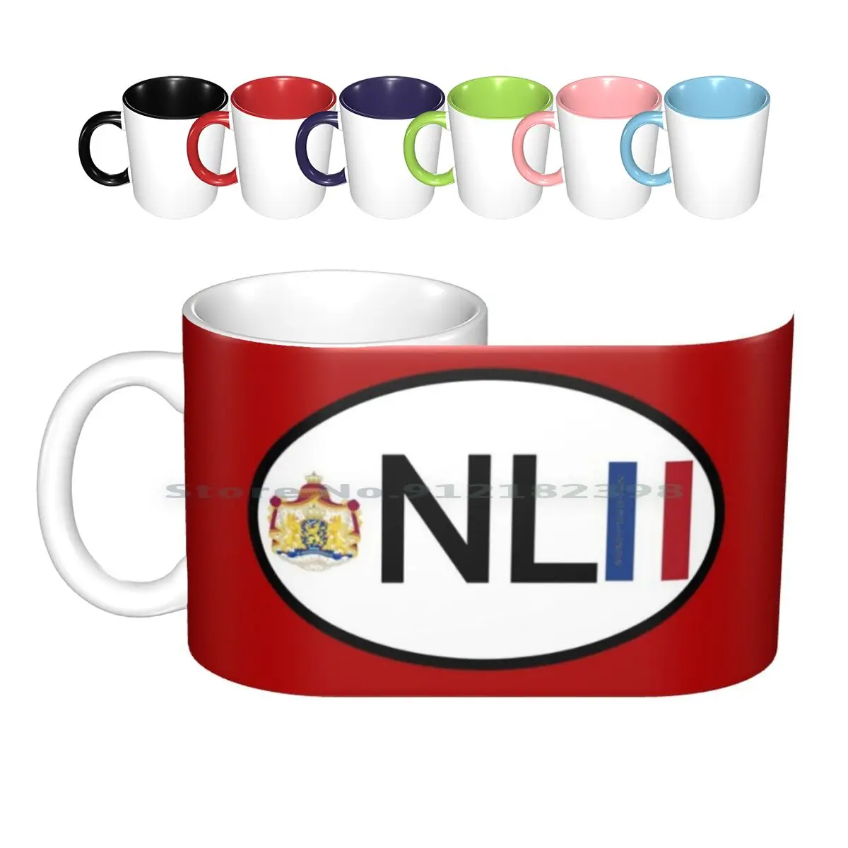 Netherlands Country Code Vehicle Registration Ceramic Mugs Coffee Cups Milk Tea Mug Netherlands Dutch Netherlands Design