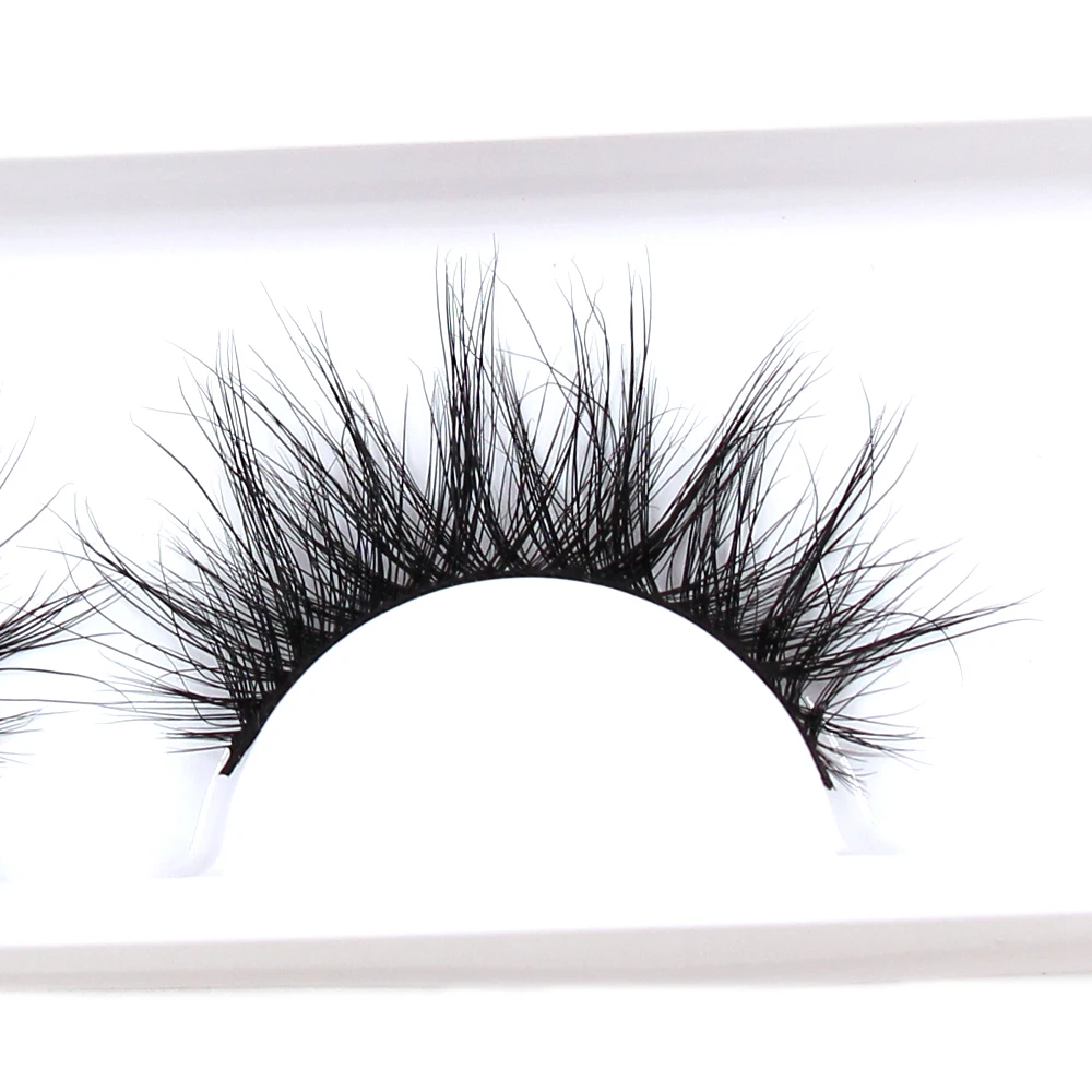 FOXESJI 5D Mink Lashes Eyelash Extension 100% โหดร้ายฟรีHandmade Crisscross Fluffy MinkขนตาปลอมFaux Cils Soft Lashes