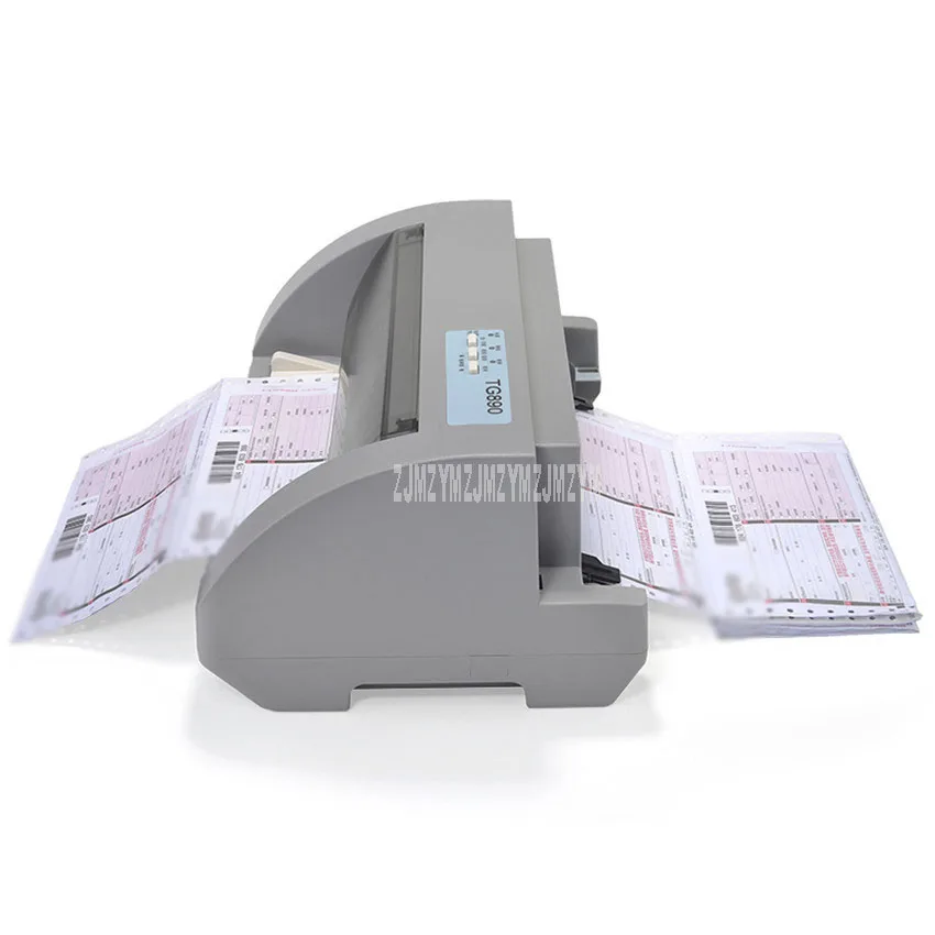 TG890 Dot Matrix Needle Type Dot Matrix Printer Express Delivery Bill Electric Office Tax Invoice Printer USB 1+5P Copy Ability