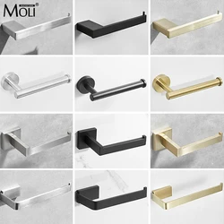 MOLI Matte Black/Brushed/Brushed Gold Bathroom Accessories Tissue Paper Holder 304 Stainless Steel Material