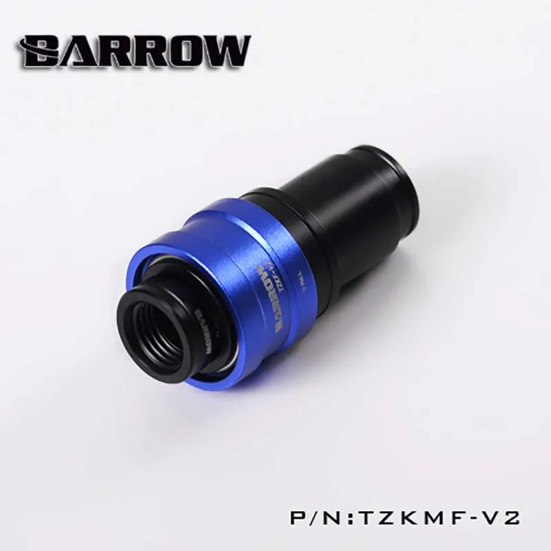 Barrow PC water cooling Butted fitting Fast-fit Waterstop Female to Male 7Color water cooler heatsink gadget TZKMF-V2