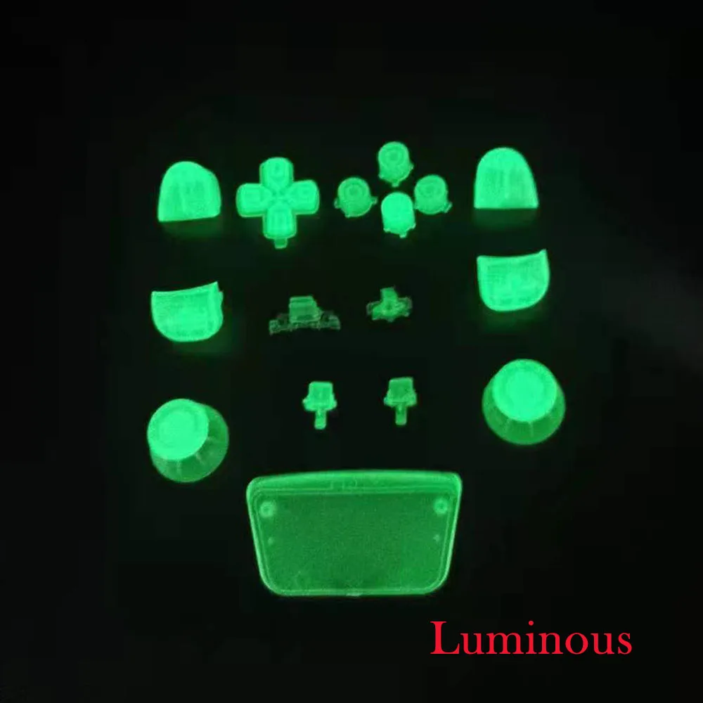 18 Màu 1 Bộ Phím Điều Khiển Phím Thay Thế Vỏ Bao Da Ốp Lưng Bộ Đội Cho PS5 ABXY L1 L2 R1 R2 Nút Chơi Game tay Cầm Cotroller Phụ Kiện