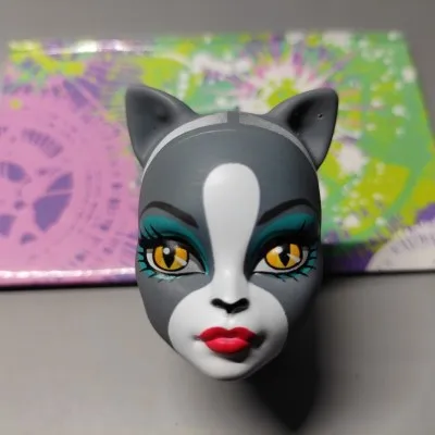 1/6 Makeup Doll Head Girl Dressing DIY Toy Parts Children Favor dongcheng san doubao