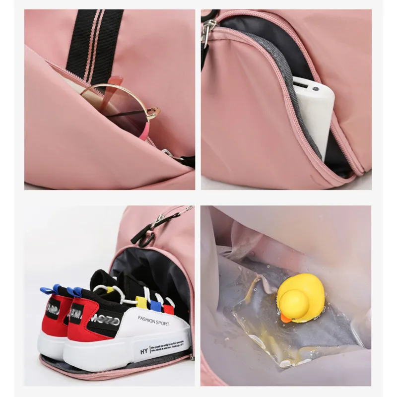 Fashion Women Gym Bag Sports Fitness Handbag Training Bags For Shoes Travel Dry And Wet Yoga Mat Sac De Sport Mochila Sporttas