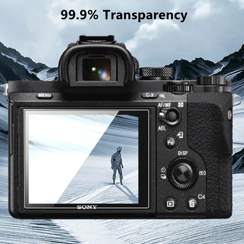 Закаленное защитное стекло для камеры Sony A7 III A7S III A7C A73 A7M3, 2 шт.