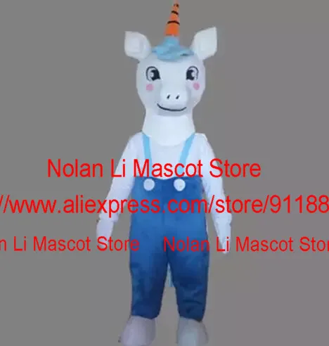 Hot Sale White Unicorn Mascot Costume Cosplay Fancy Dress Party Advertising Special Celebration Halloween Christmas 1122