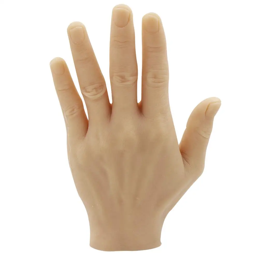 Tattoo Practice Fake Hand Left Right Silicone Tattoo Hand Practice Skin Dummy Fake Tattoo Skin for Tattoo Beginner Practice