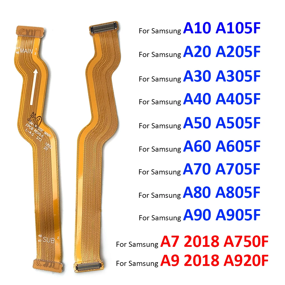 

Соединитель материнской платы гибкий кабель для Samsung A10 A20 A30 A40 A50 A60 A70 A80 A90 A7 2018 A750F A920F A21s A31 A51 A71