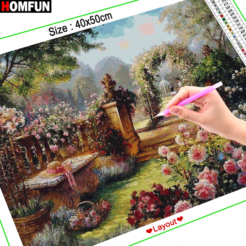 HOMFUN DIY Diamond Painting \