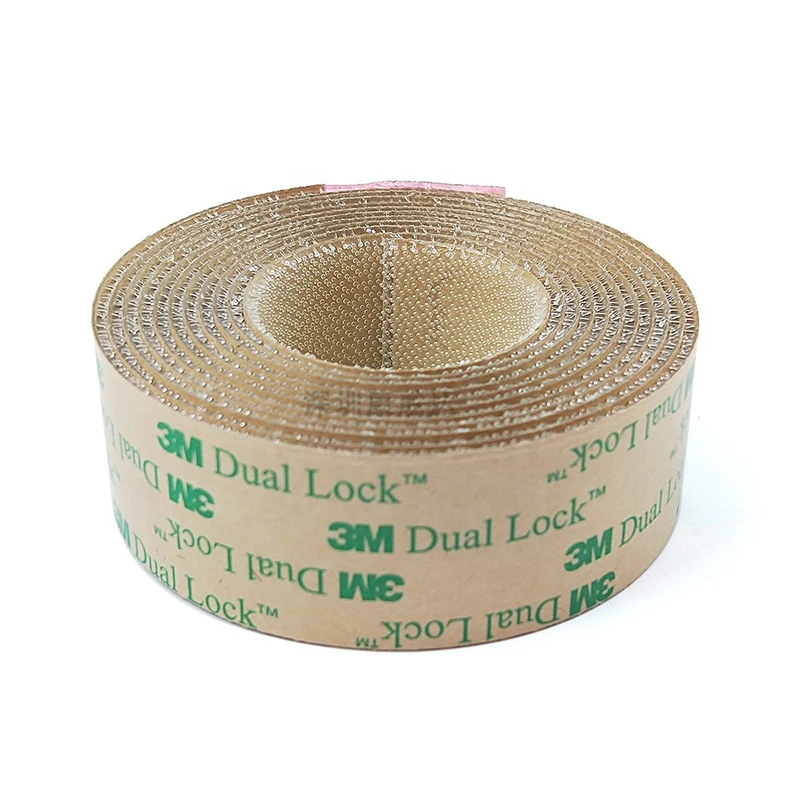 Imagem -05 - Limpar Cogumelo Adesivo Fastener Tape Acrílico Backing Tape Dual Lock Low Profile Fastener Reclosable Sj4570 x 50yd