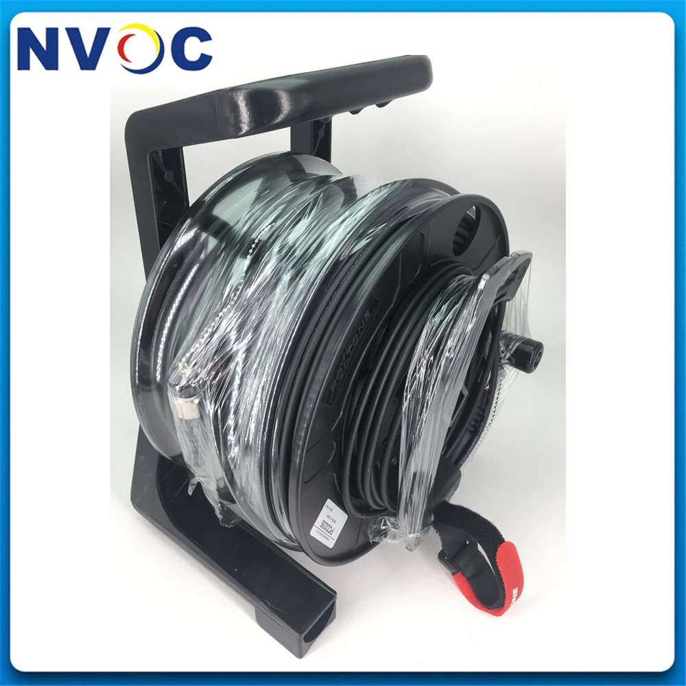 

2Core SM G657A1,4.0mm,100/150/200/250M LC/SC/ST/FC/LC-LC 2C Armored Duplex Fiber Optic Cable Jumper Cord with Protable Reel