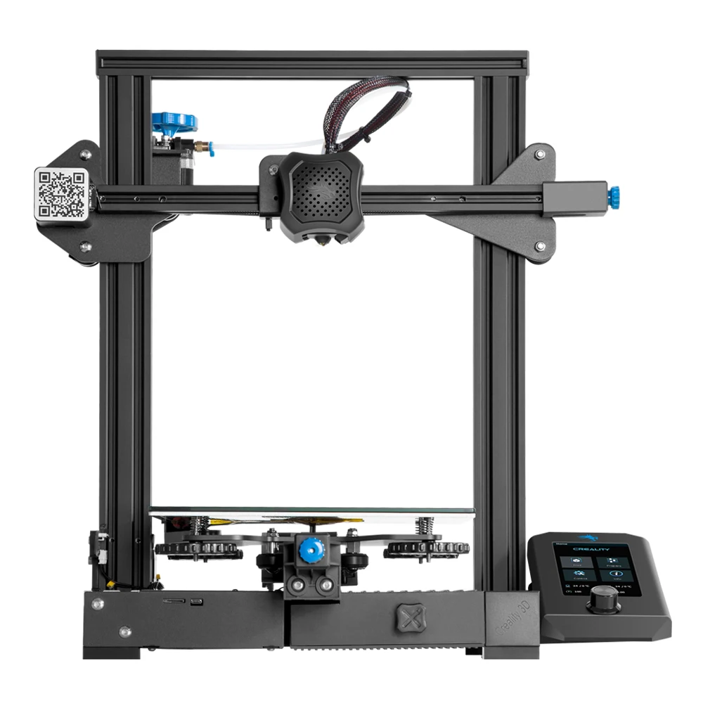 New: 3D Printer Kits Ender-3 V2 3d Printers With Slilent Mianboard TMC2208 UI&4.3Inch Color Lcd Carborundum Glass Bed