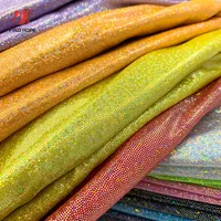 150cm*100cm Glitter Laser Polyester Fabric Iridescent Holographic Wedding Party Background Doll Clothing Decor Material DIY 5