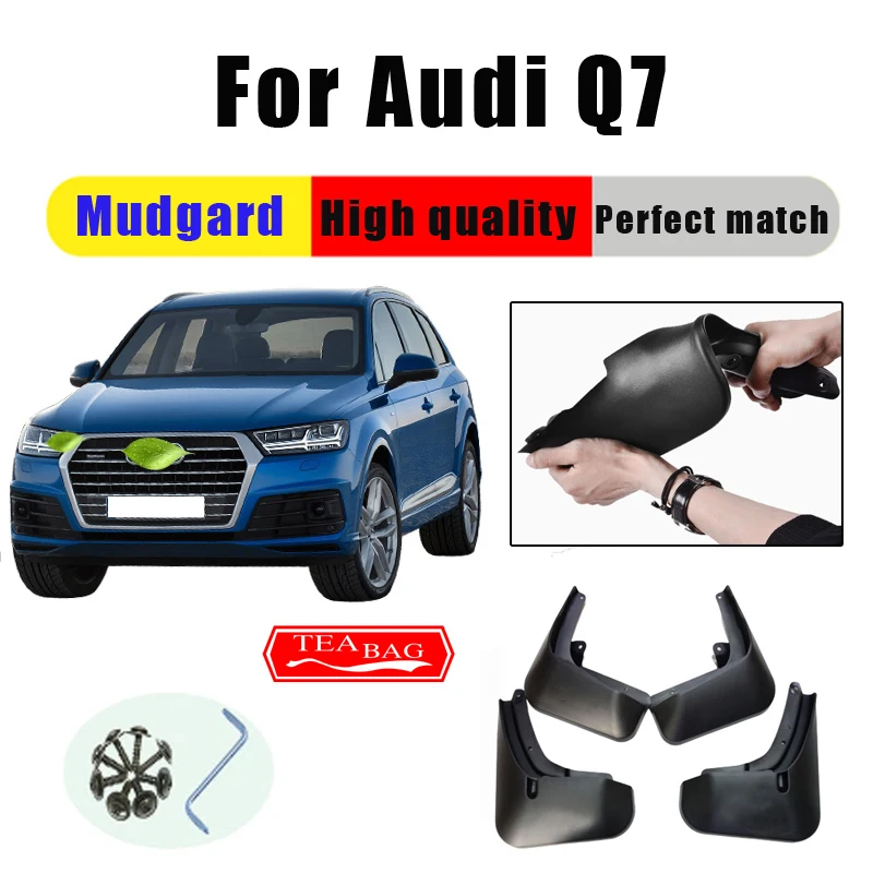 

Mud Flaps For Audi Q7 Mudguards Fenders Splash Guards Car Accessories Auto Styline 2008-2020 4 PCS