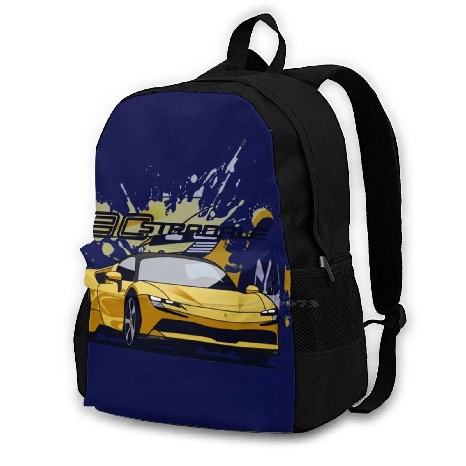 

Sf90 Stradale 90th Anniversary School Bags Travel Laptop Backpack 2018 488 Gtb 2018 Binotto Leclerc