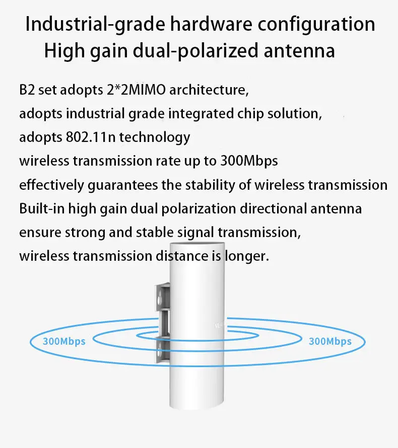 Imagem -03 - Mercúrio Ponte sem Fio 5g ao ar Livre 900m de Alta Potência 15km Cpe Elevador Monitoramento Wifi Rede Projeto ap