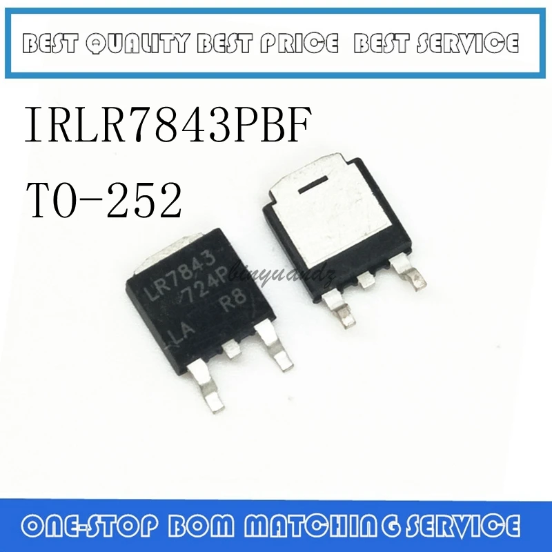 50PCS 100PCS  IRLR7843 LR7843 IRLR7843TRPBF TO-252