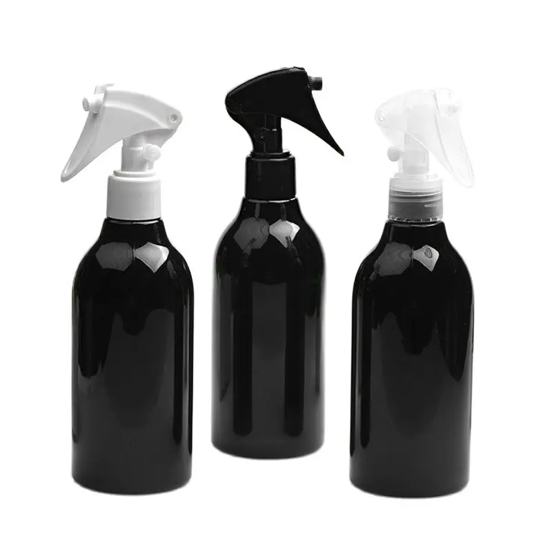 

300ML X 20 Empty Trigger Pump Black Containers Salon Barber Spray Bottles Hair Fine Mist Sprayer Refillable Mist Containers