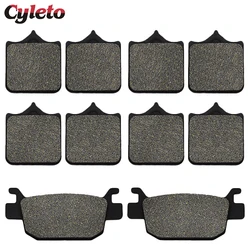 Cyleto Motorcycle front and rear brake pads for Benelli TRK502 TRK502X TRK 502  Leoncino 500 BJ500 BJ500GS-A BJ 500