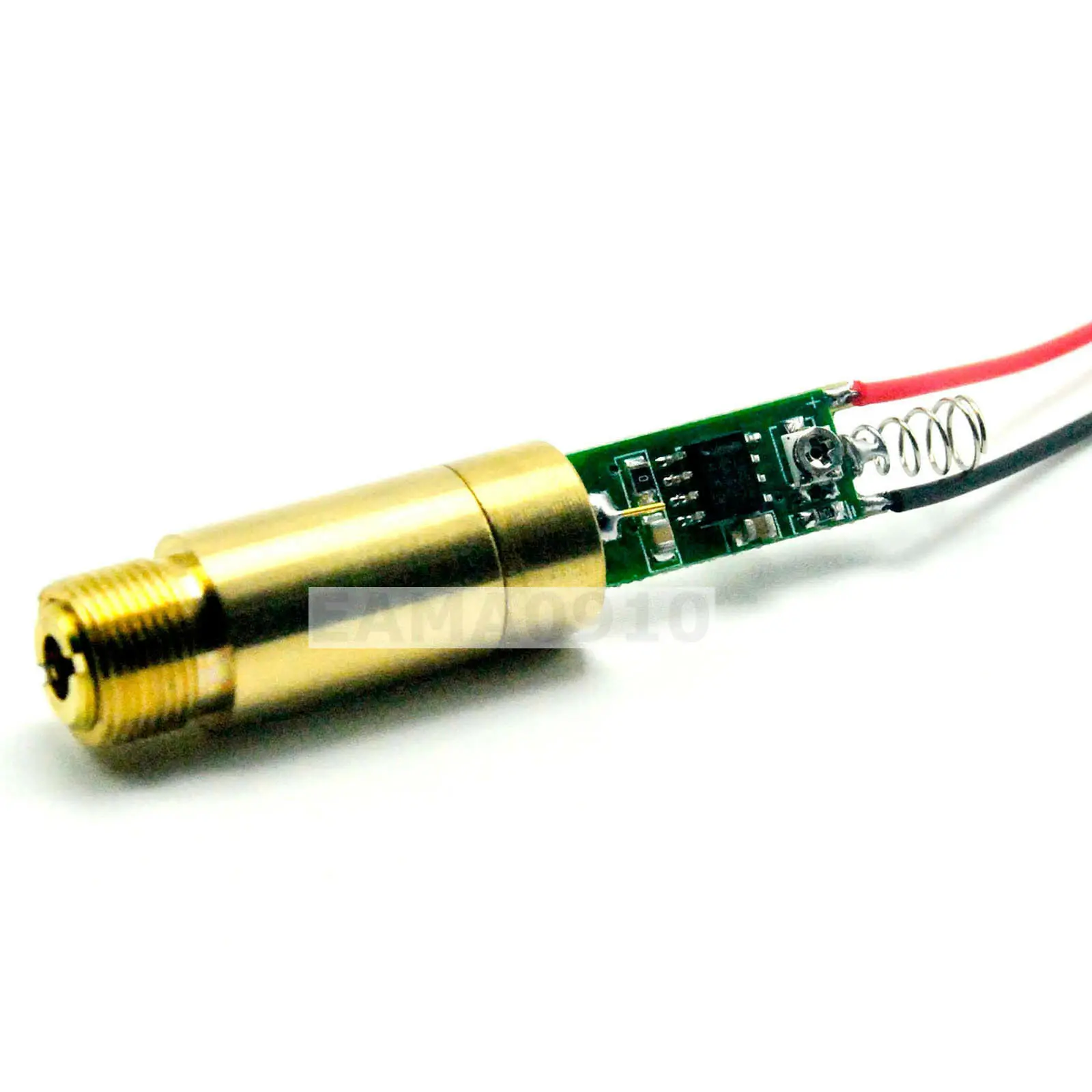 NEW 650nm 50mW 3-4.5V Red Laser Diode DOT Module w/Driver & Wire Brass Module