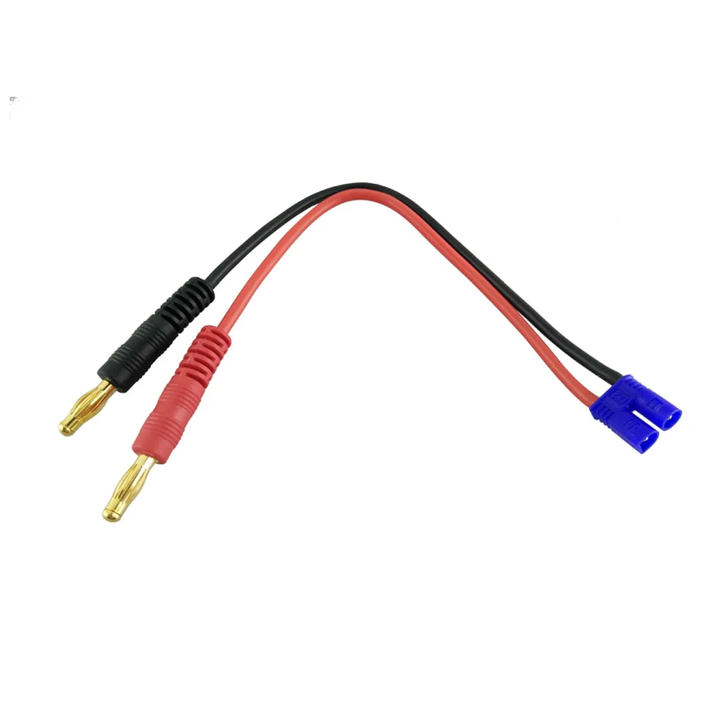 16AWG B6 IMAX Battery Charging Cable EC2 Male To Banana Plug for Hubsan H501S RC Drone Quadcopter Parts