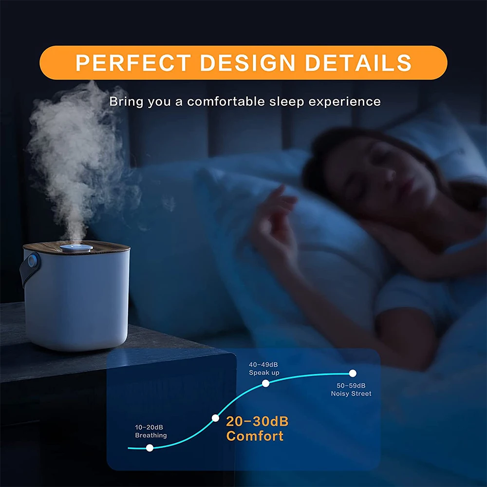 600ml przenośny Mini nawilżacz 2000mAh automatyczne zamknięcie dwa tryby mgły dyfuzor do aromaterapii do sypialni biuro podróży dziecko