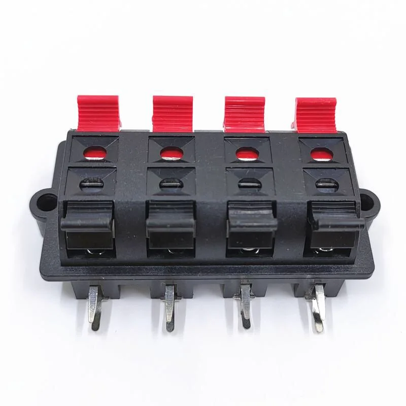 Clip de cable amplificador de altavoz WP de 8 bits, terminal de Audio, clip de cable de bocina, WP8-3, luz LED, 2 unids/lote