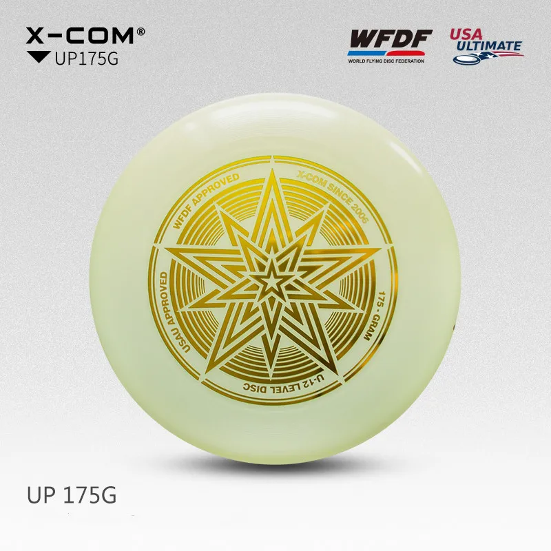 X-COM Professional Ultimate Flying Disc Certified by WFDF 175g 4 Colors With Storage Bag