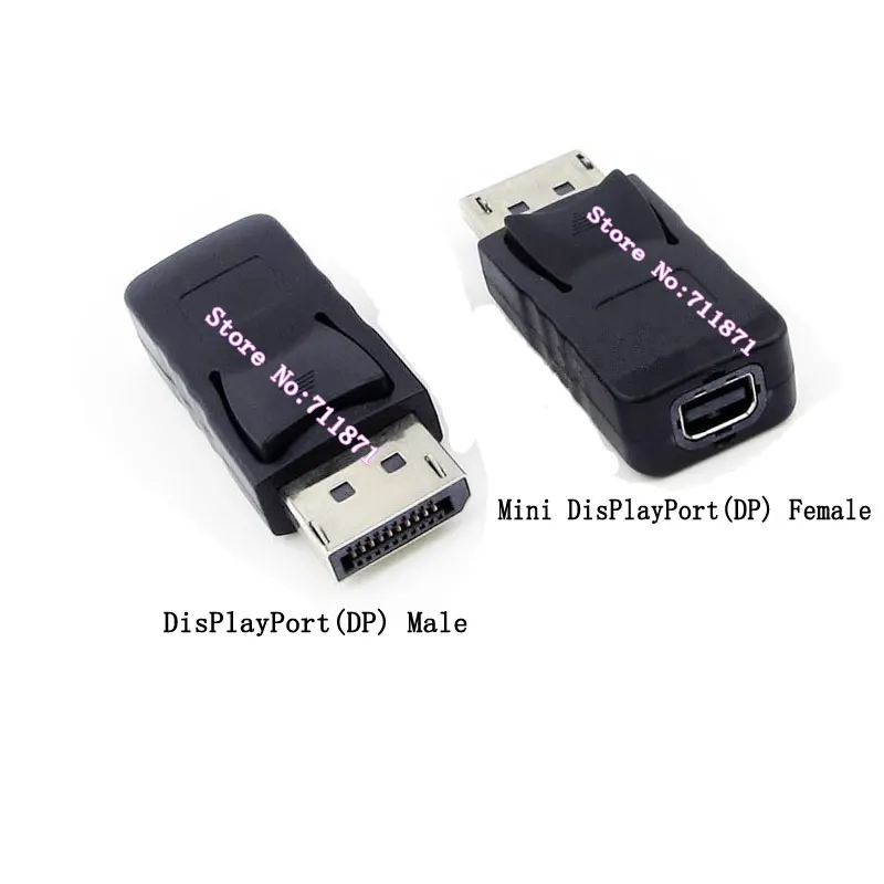 DisPlayPort Male Mini DisPlayPort Female Adapter connector DP Male Mini DP Female Connector Adapter Mini DP Female DP Male joint