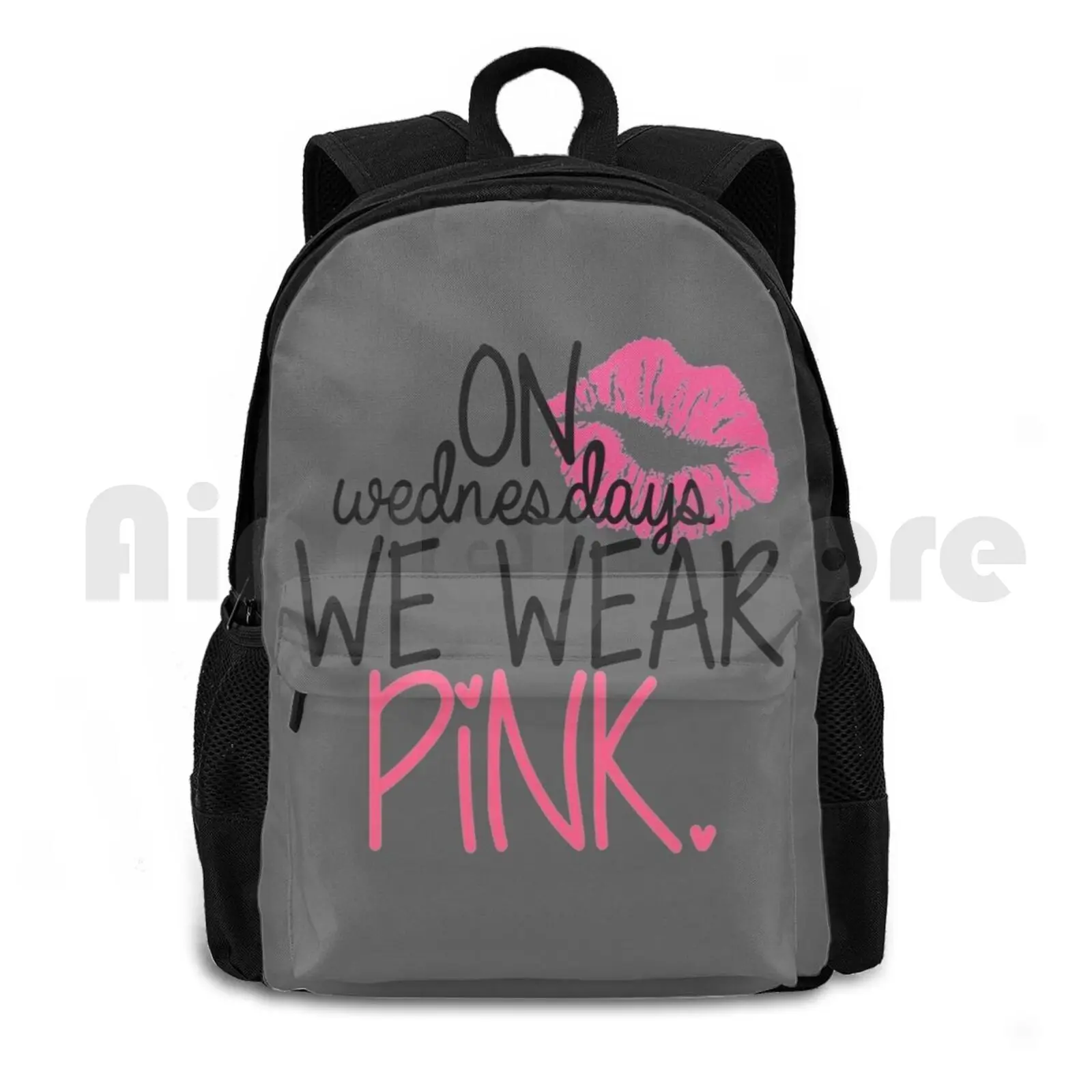 On Wednesdays We Wear Pink Outdoor Hiking Backpack Riding Climbing Sports Bag On Wednesdays We Wear Pink Pink Mean Girls Girl