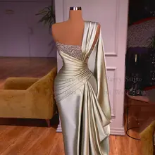 Custom Mermaid Evening Dress with Beads #4